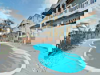 Expansive Beach Beauty W/ Private Pool  Balconies 5 Bedroom Home