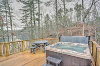 Lakefront Butler Home with Hot Tub Fire Pit  Dock