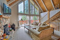 Mtn Paradise with Deck 1 Mi to Lake Arrowhead