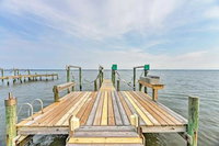 Waterfront Emerald Isle Home with Dock Access