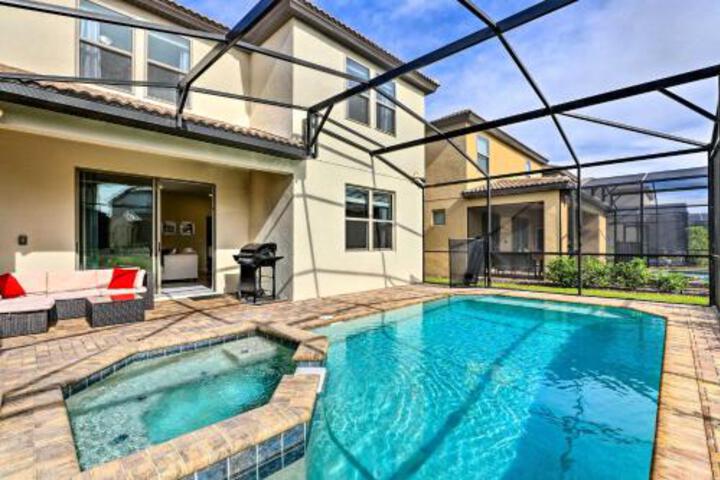 Luxe Modern Villa With Heated Pool 12Mi To Disney! - thumb 3