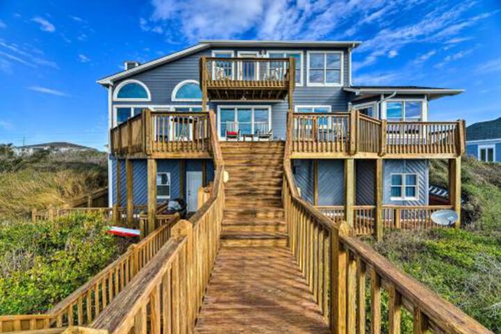 Large Beachfront Home With Boardwalk & Elevator - thumb 1