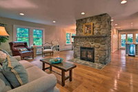 Waterfront Harveys Lake House with Boat Slip  Dock