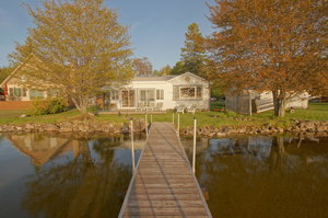 Sunset Breeze, House At Moran