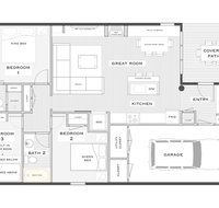 Choice Western Cabin 2 Blocks from Grand Lake - Accommodation Michigan