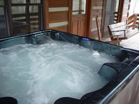 Creekside Overlook - Secluded Log Cabin Overlooking Creek Accommodation Michigan