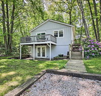 Ludington Cottage with Deck Yard  Fire Pit - Accommodation Michigan
