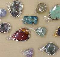 Rocks & Wire Jewelry Making Pendant Class - Accommodation Michigan
