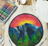Colorado Inspired Inktense Painted Tote Bag Class - Accommodation Michigan